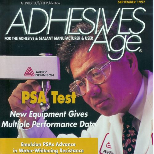 artikel: publikation zur vorstellung des avery adhesive test zur untersuchung von klebstoffeigenschaften.
