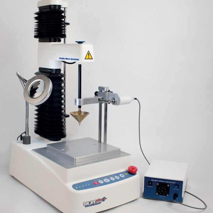 penetrometer für den texture analyser von stable micro systems zur messung von penetrationswiderstand und konsistenz