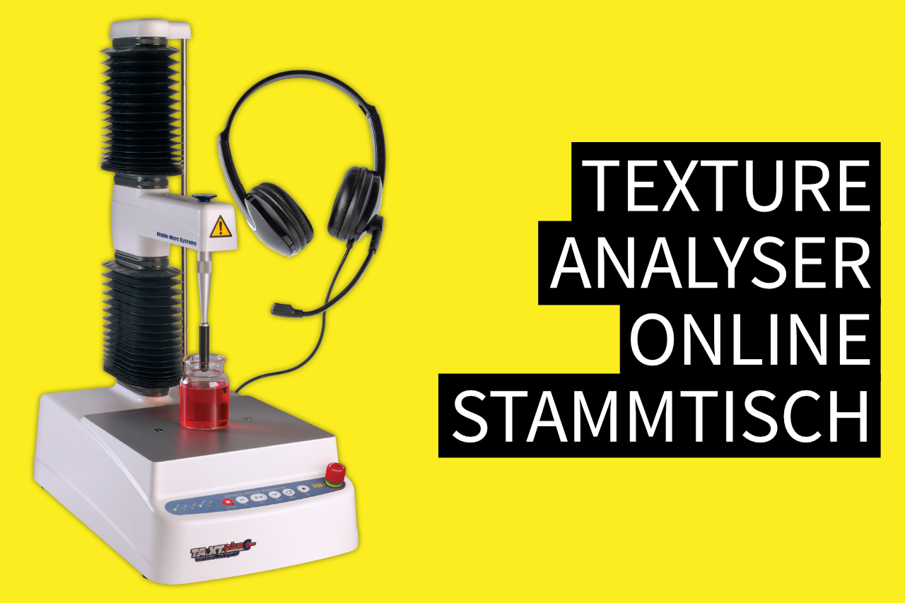 regelmäßgier online-stammtisch für anwender und anwenderinnen des texture analysers.