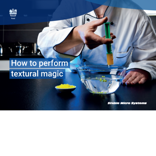 artikel von stable micro systems: einsatz des texture analysers zur materialprüfung und innovation in der molekulargastronomie.