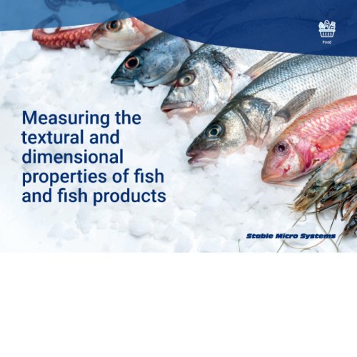 artikel von stable micro systems: einsatz des texture analysers zur qualitätskontrolle von fisch und fischprodukten sowie zur entwicklung neuer (pflanzlicher) fischprodukte.