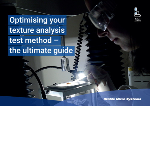 artikel von stable micro systems: umfassender leitfaden zur optimierung diverser methoden in der texturanalyse und materialprüfung.