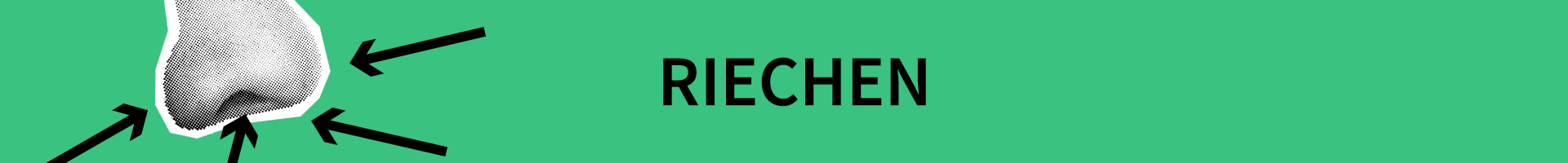 Thema: Riechen banner zum thema riechen