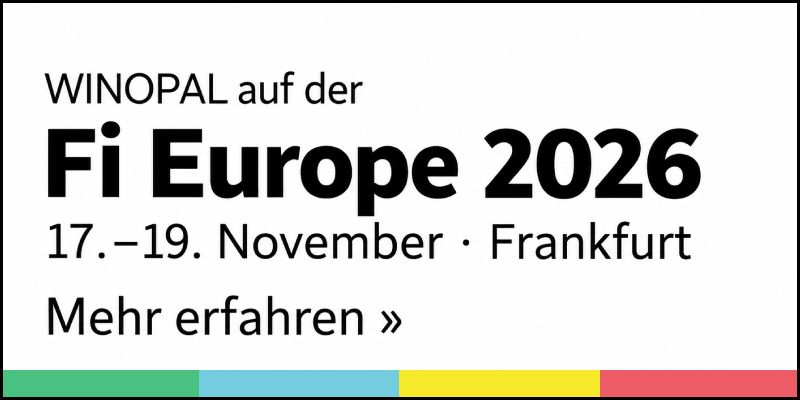 Start winopal auf der fi europe 2026 in frankfurt, 17. - 19. november, mehr erfahren